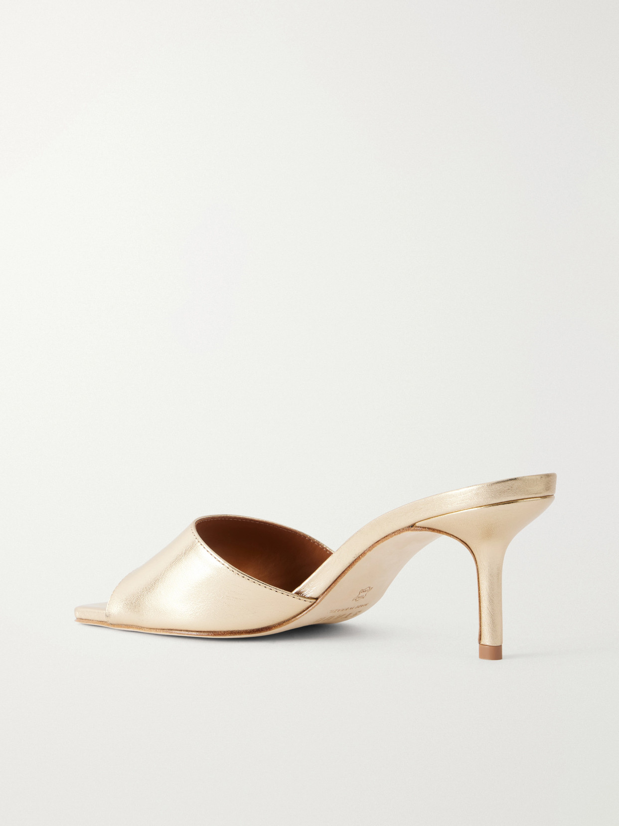 Bea Metallic-Leather Mules