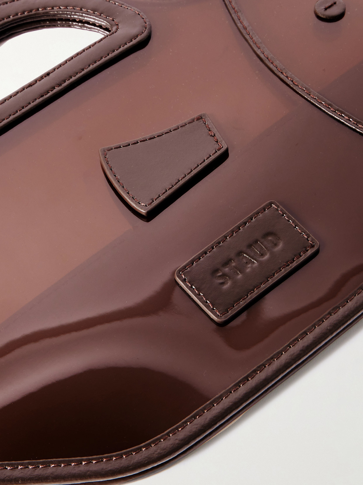 Cleo Leather-Trimmed Pvc Tote