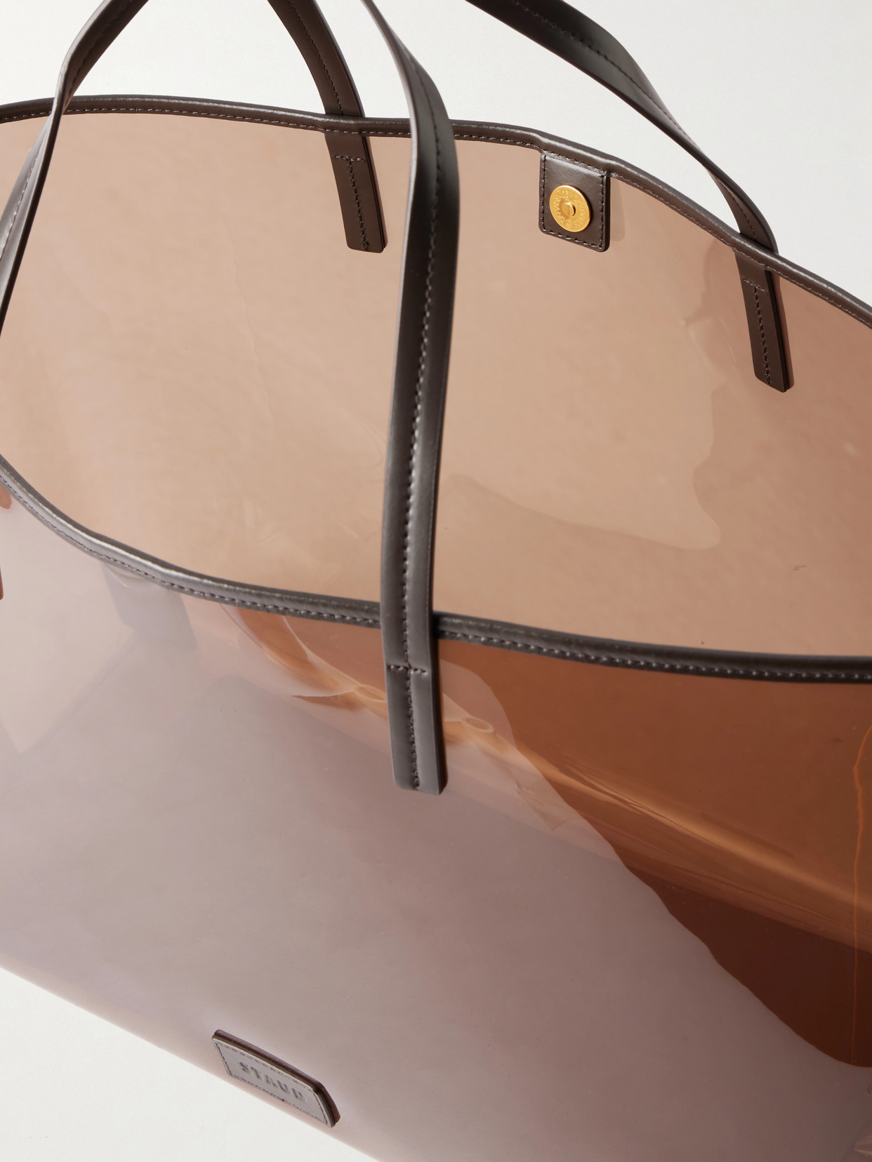 Christos Large Leather-Trimmed Pvc Tote