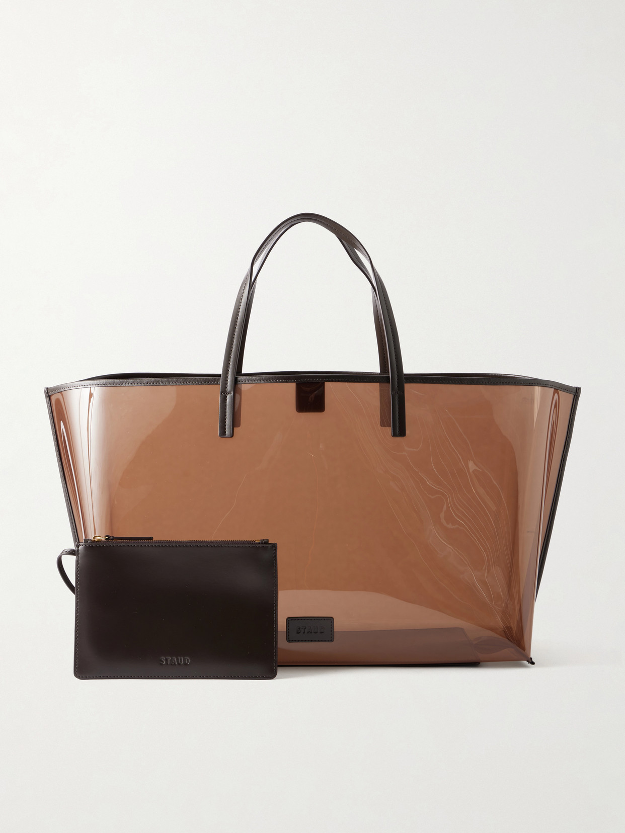 Christos Large Leather-Trimmed Pvc Tote