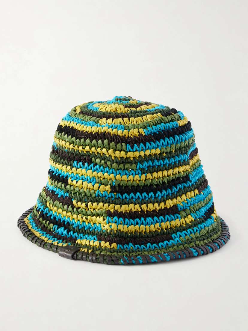 Staud Meyers Raffia Bucket Hat