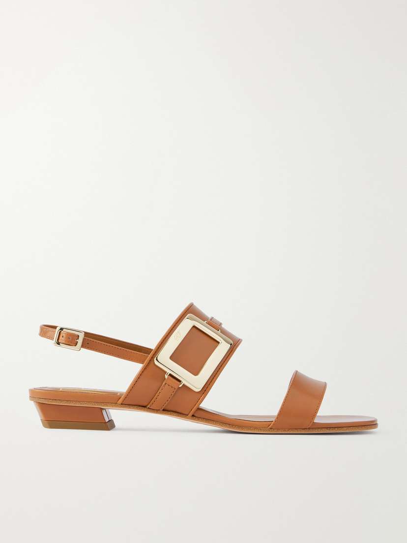 Roger Vivier Belle Vivier 20 Embellished Leather Sandals