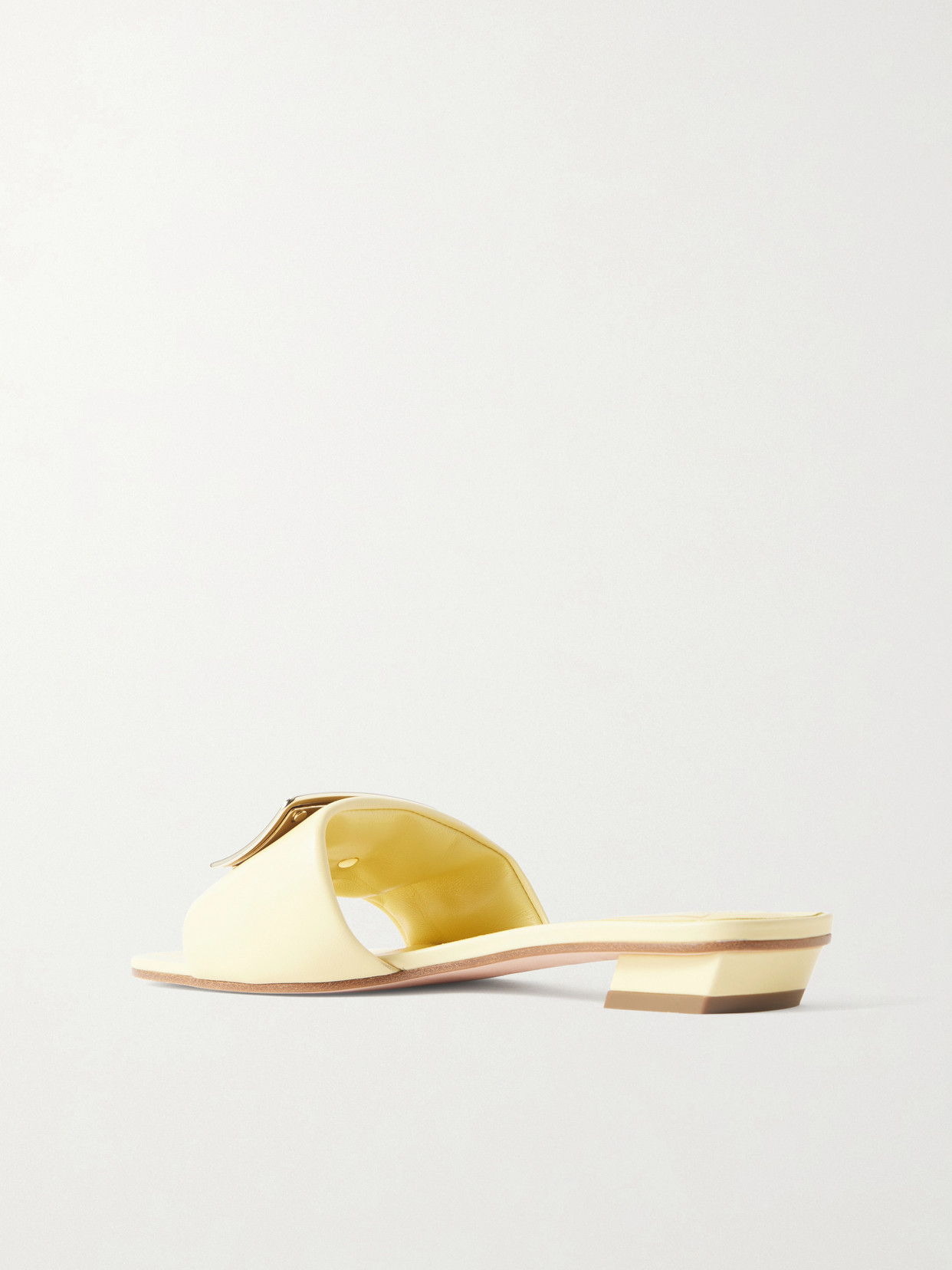 20 Buckled Padded Mules