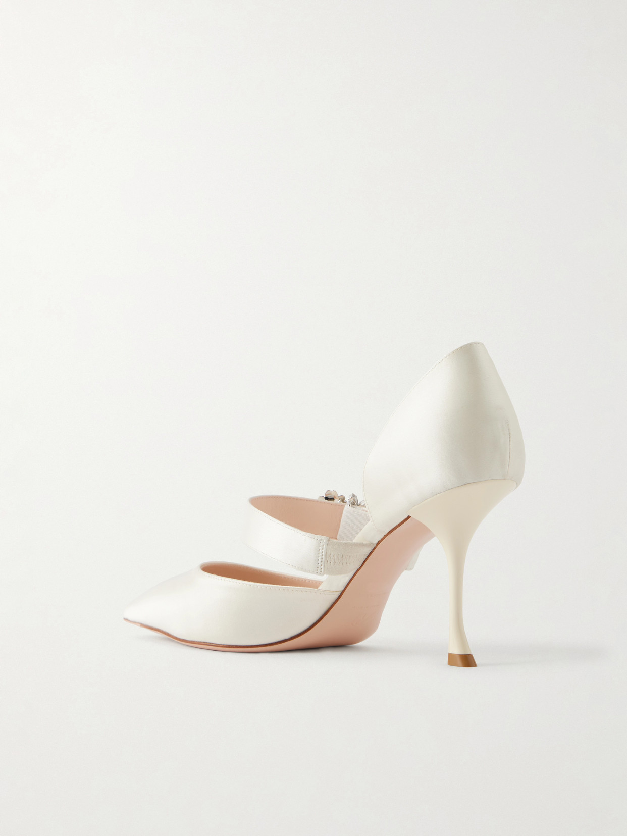 Mini Bouquet 85 Crystal-Embellished Pumps