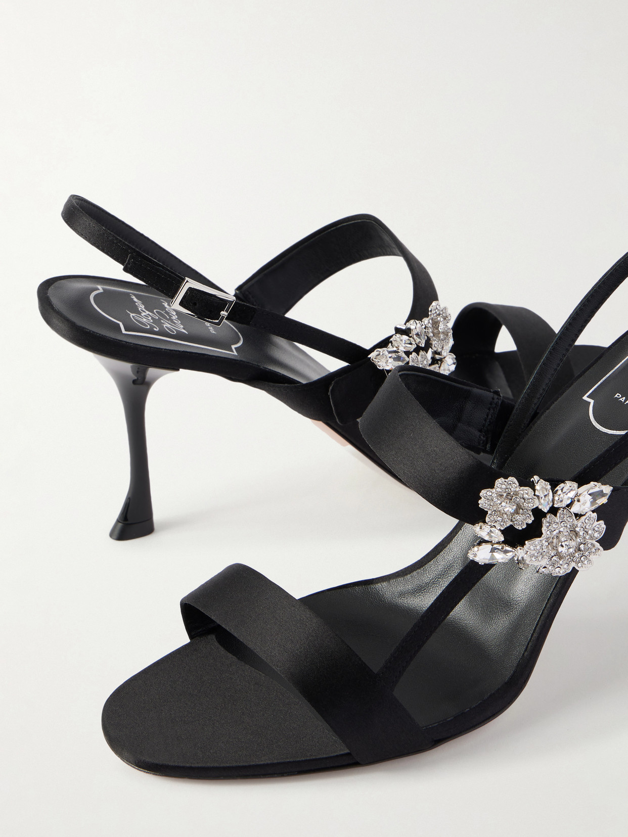 Mini Bouquet 85 Crystal-Embellished Sandals