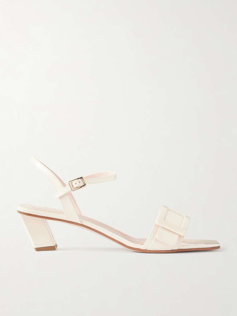 Roger Vivier 45 Buckled Leather Sandals