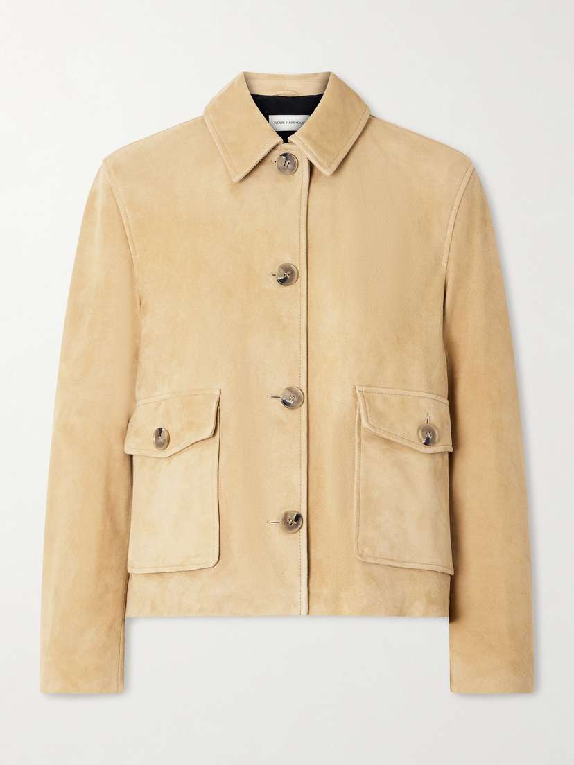 Nour Hammour Louise Suede Jacket