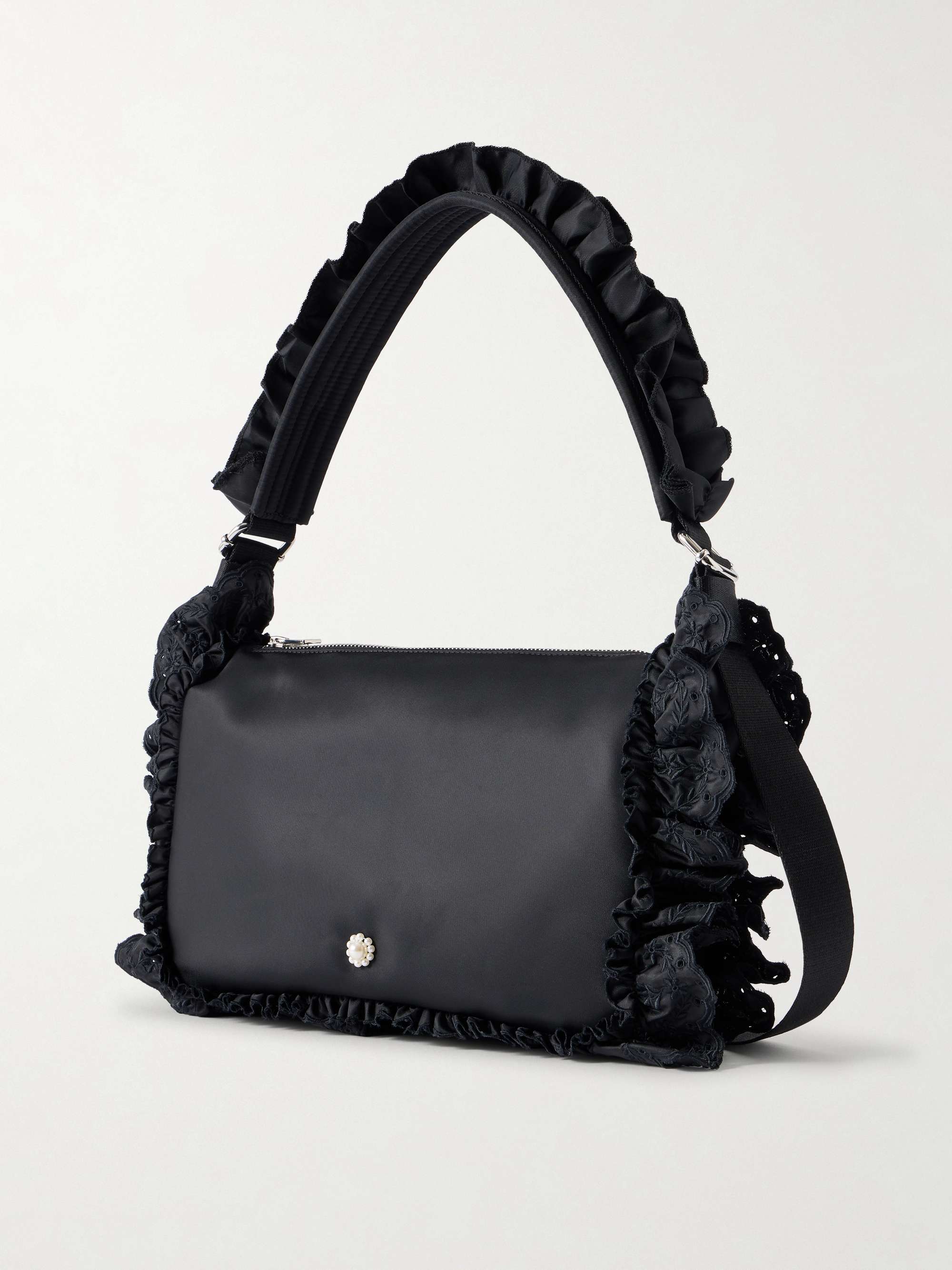 SIMONE ROCHA Pillowcase broderie anglaise-trimmed shell shoulder