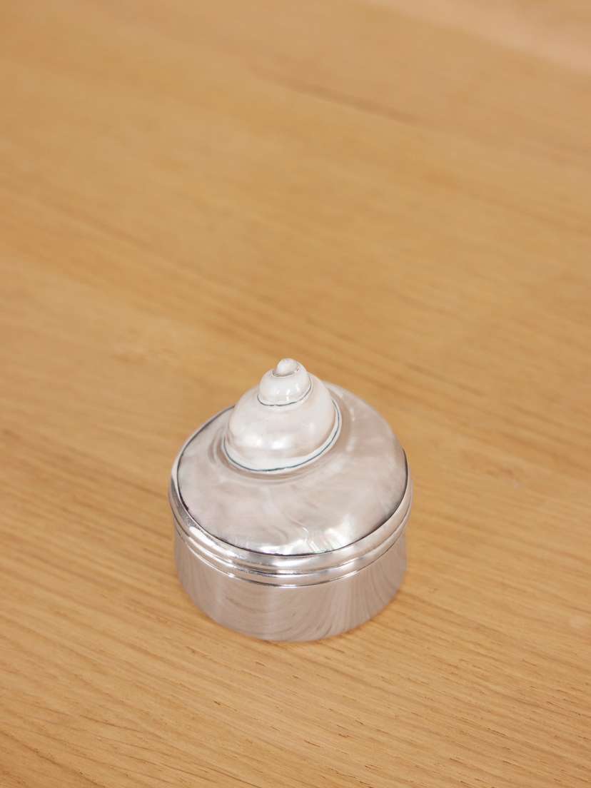 Gohar World Shell Sterling Silver And Mother-of-pearl Jewelry Box