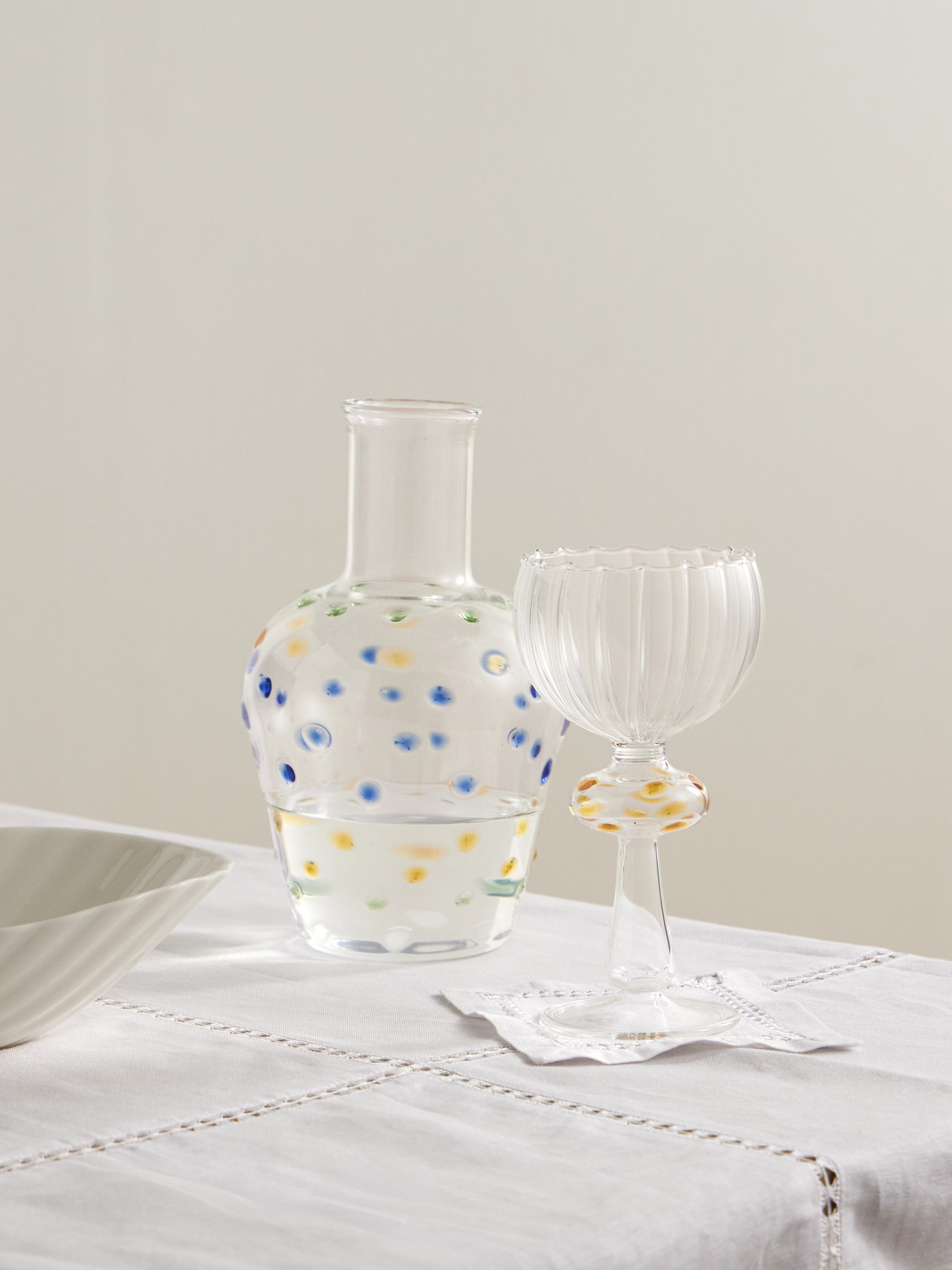 Gohar World Istanbul Set Of Two Wine Glasses In Multi