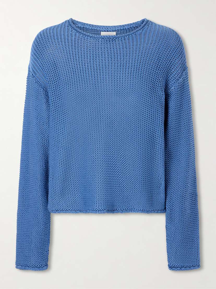 LESET Ben Open-knit Cotton Sweater