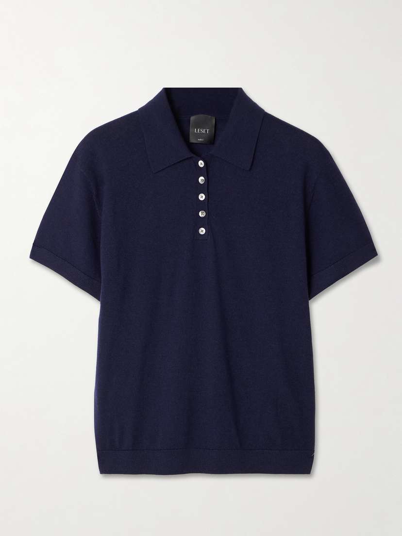 LESET James Merino Wool Polo Shirt