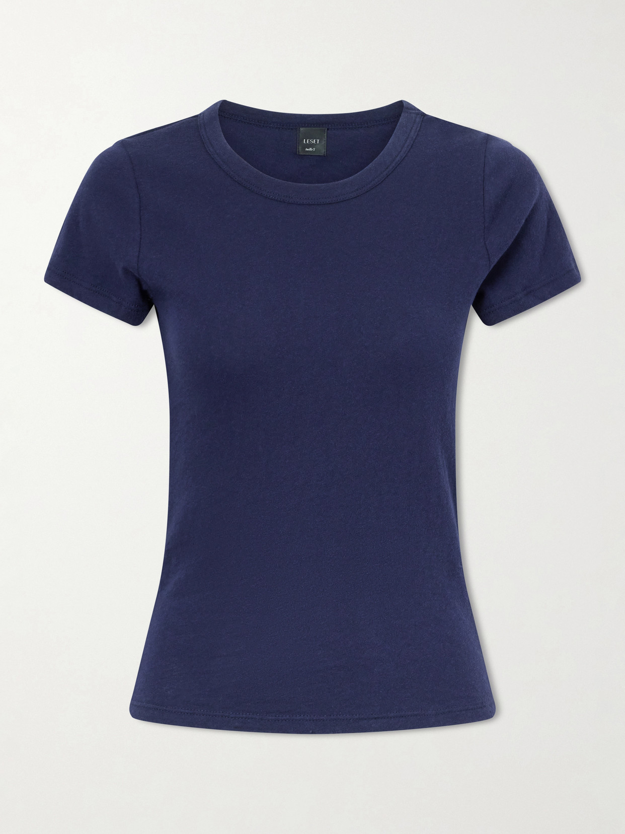 Leset Laura Cotton-jersey T-shirt In Blue
