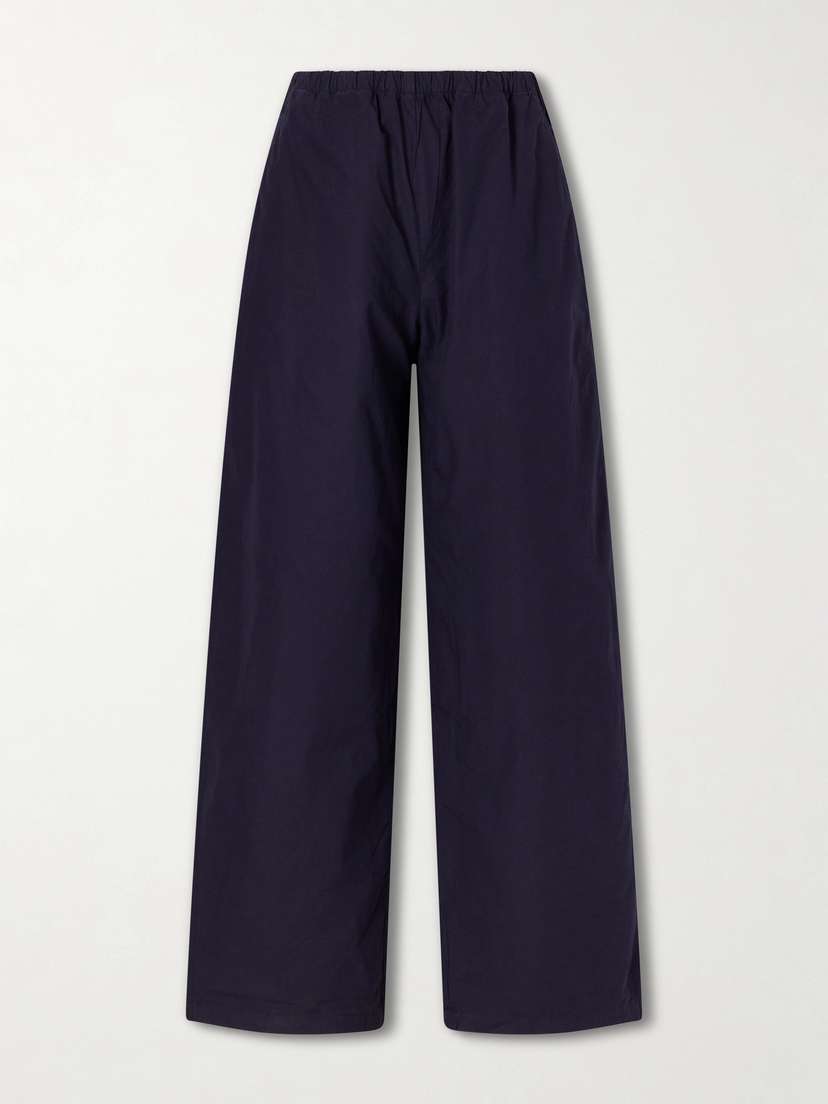 LESET Kyoto Cotton Straight-leg Pants