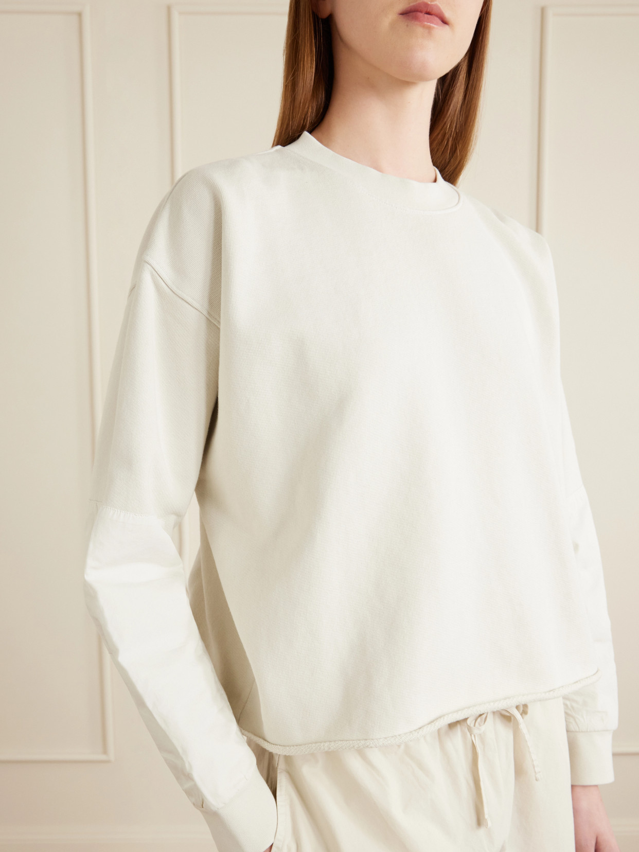 Jamie Cotton-Jersey Sweater