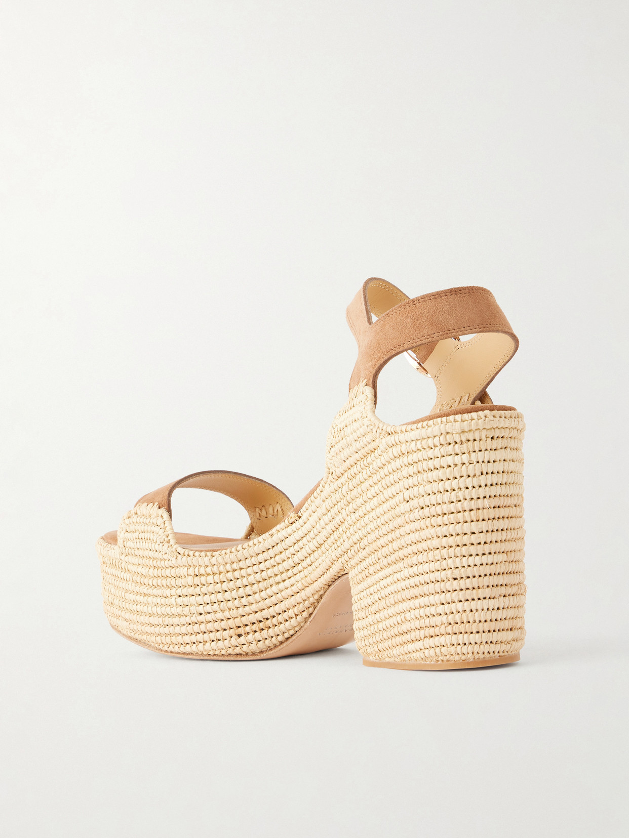 Sardis 100 Raffia-Trimmed Sandals