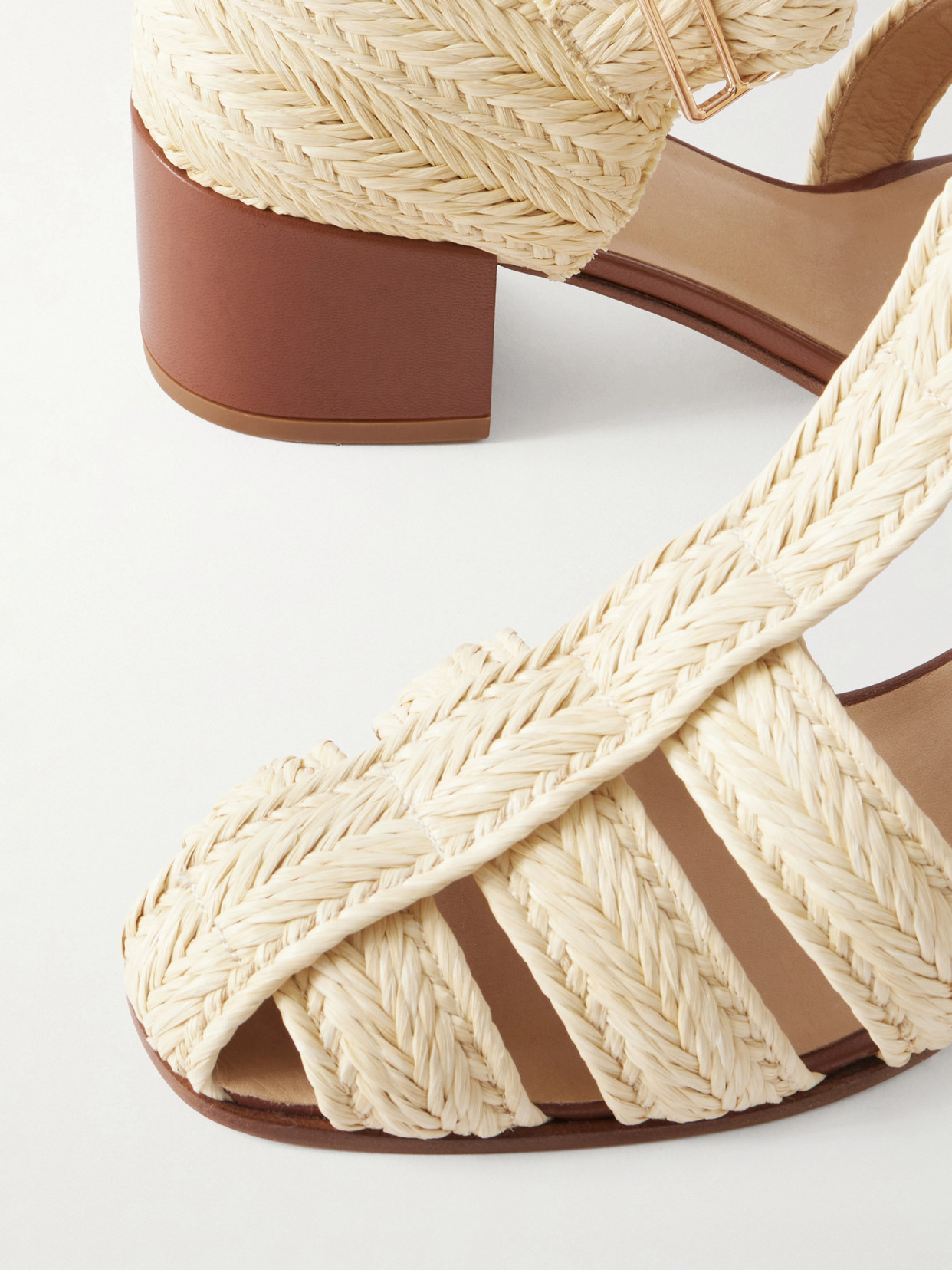 Lyle 50 Raffia Sandals