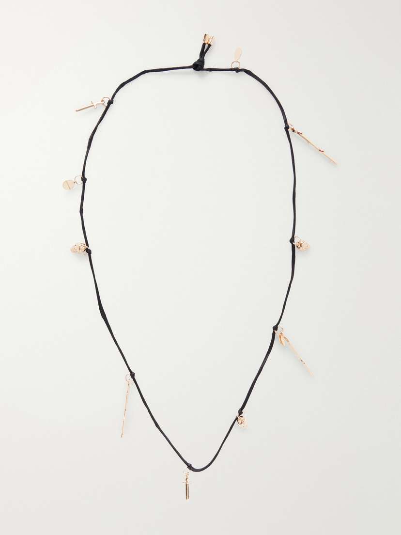 Gabriela Hearst Gold-tone Cord Necklace