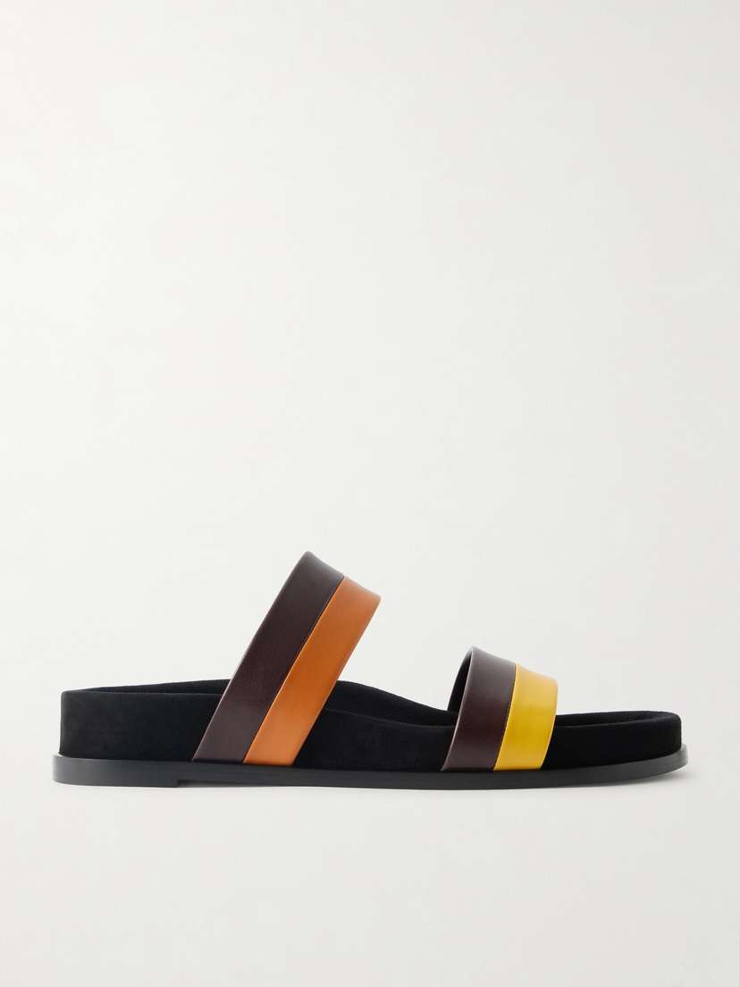 Gabriela Hearst Striker Color-block Leather Sandals