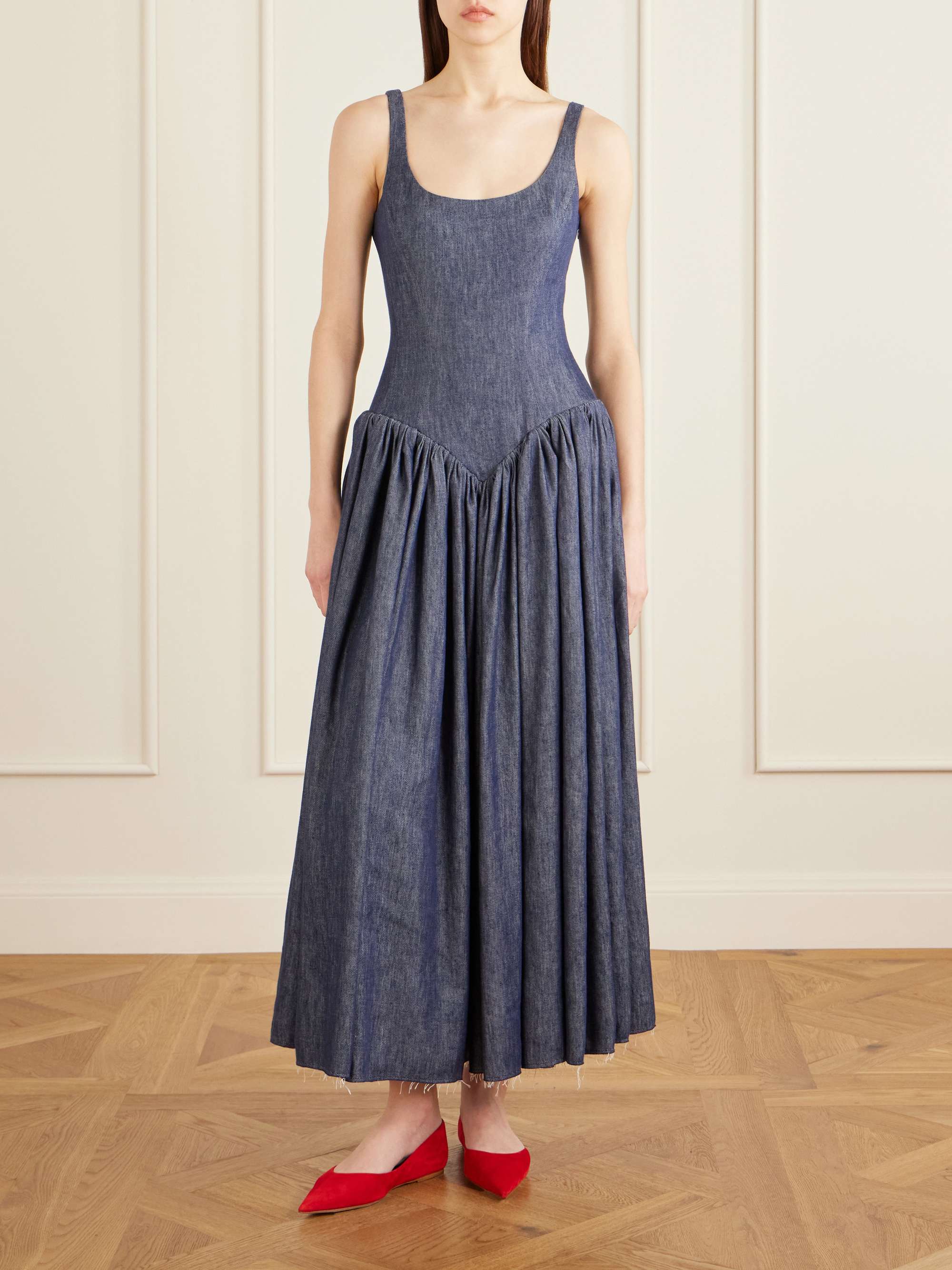 GABRIELA HEARST Devil suede ballet flats | NET-A-PORTER