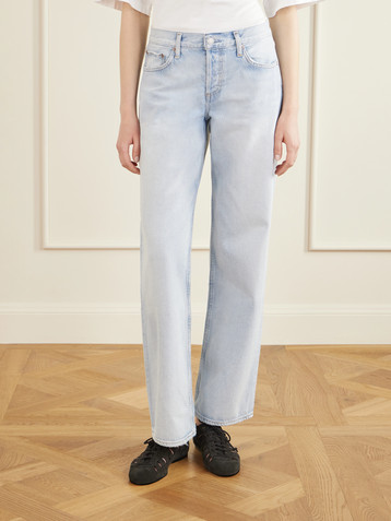 Agolde Low Rise Loose straight-leg organic jeans