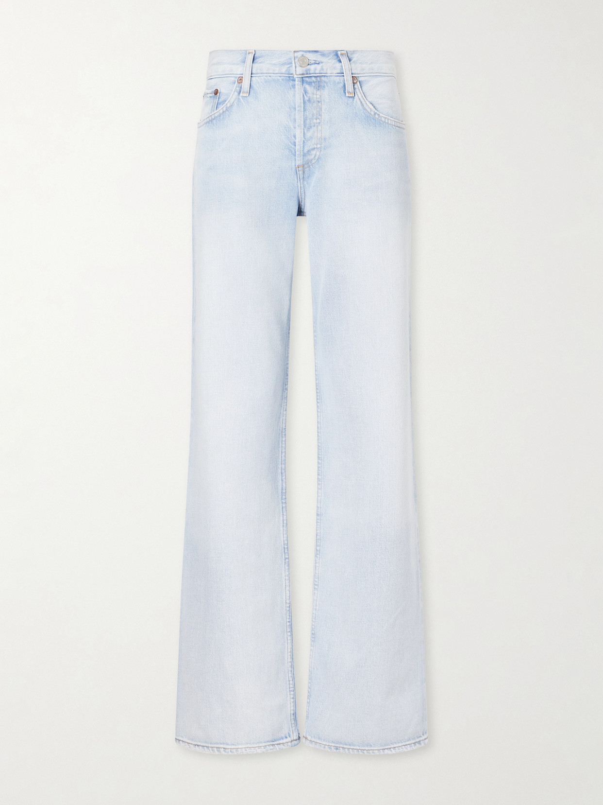 Low Rise Loose Straight-Leg Organic Jeans