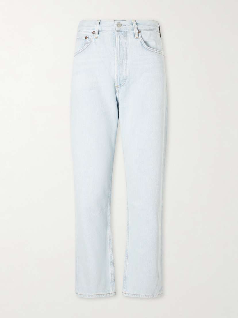 AGOLDE 90's Crop Mid-rise Straight-leg Organic Jeans
