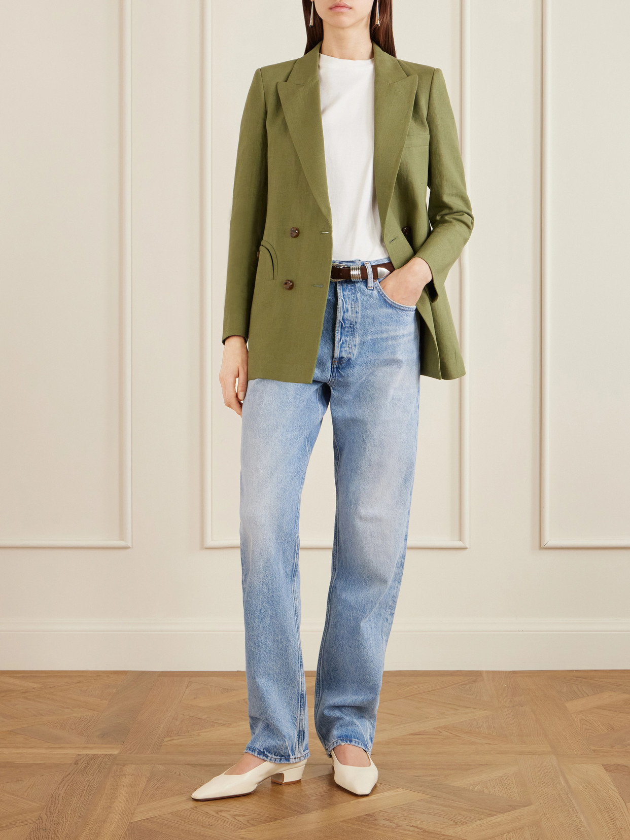 90S In The 32" Inseam Mid-Rise Straight-Leg Jeans