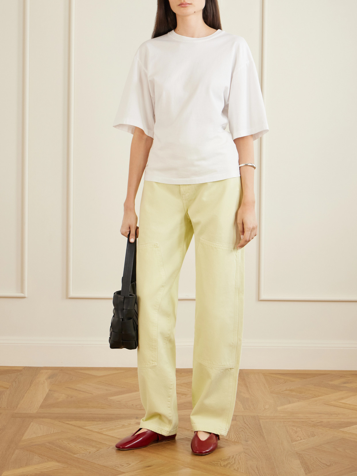 Laria Mid-Rise Wide- Leg