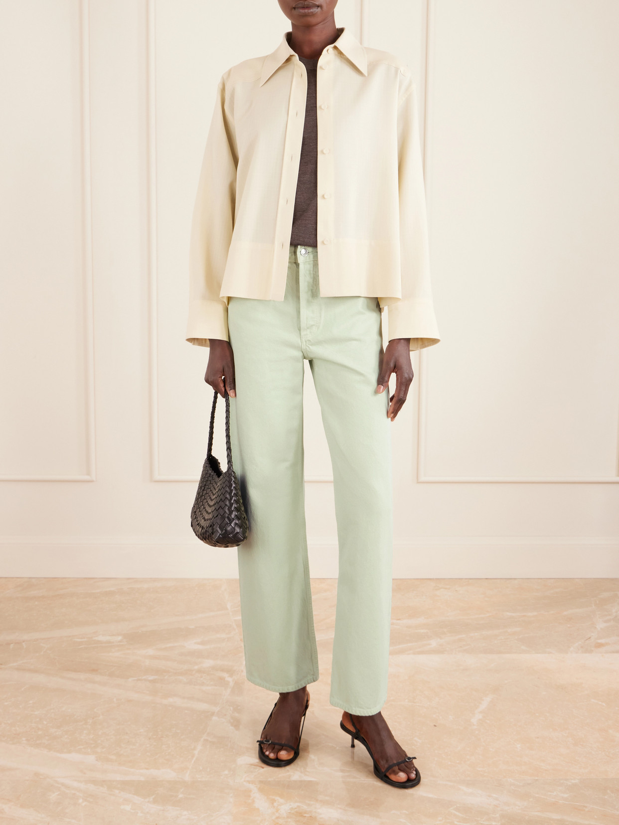 Arc Mid-Rise Wide- Leg