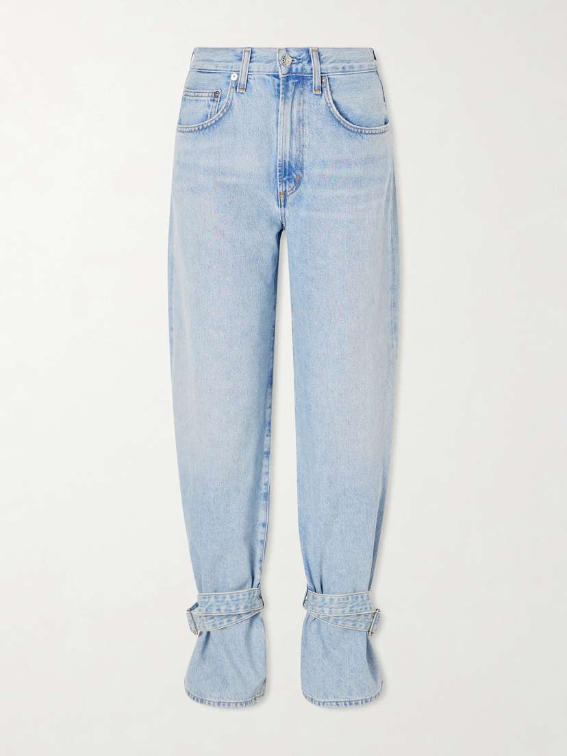 AGOLDE Belted Straight-leg Jeans