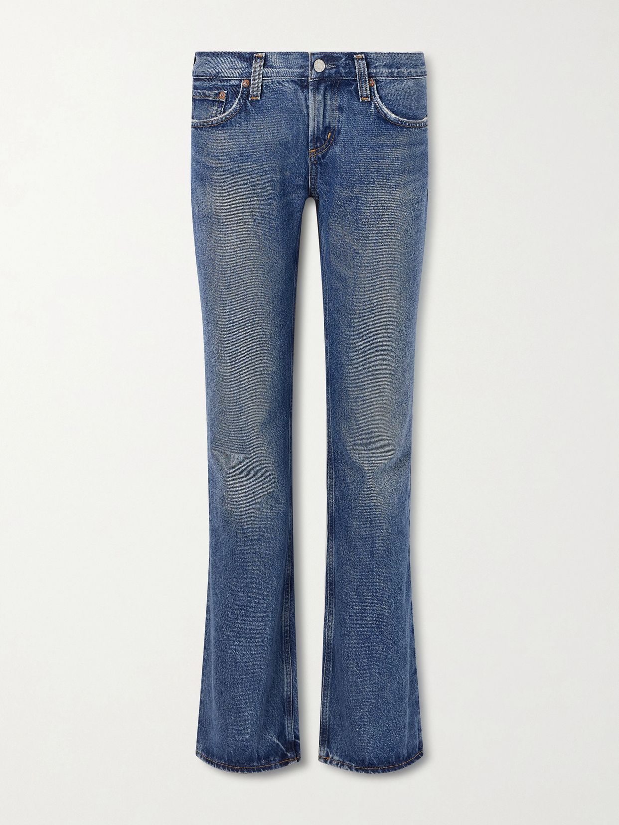 low rise bootcut jeans