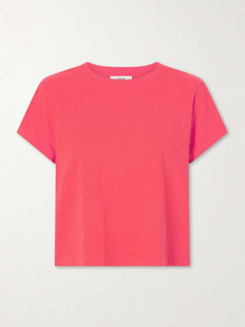 AGOLDE Adine Cropped Organic Cotton-jersey T-shirt | Thumbnail 5 AGOLDE Adine Cropped Organic Cotton-jersey T-shirt | Thumbnail 5