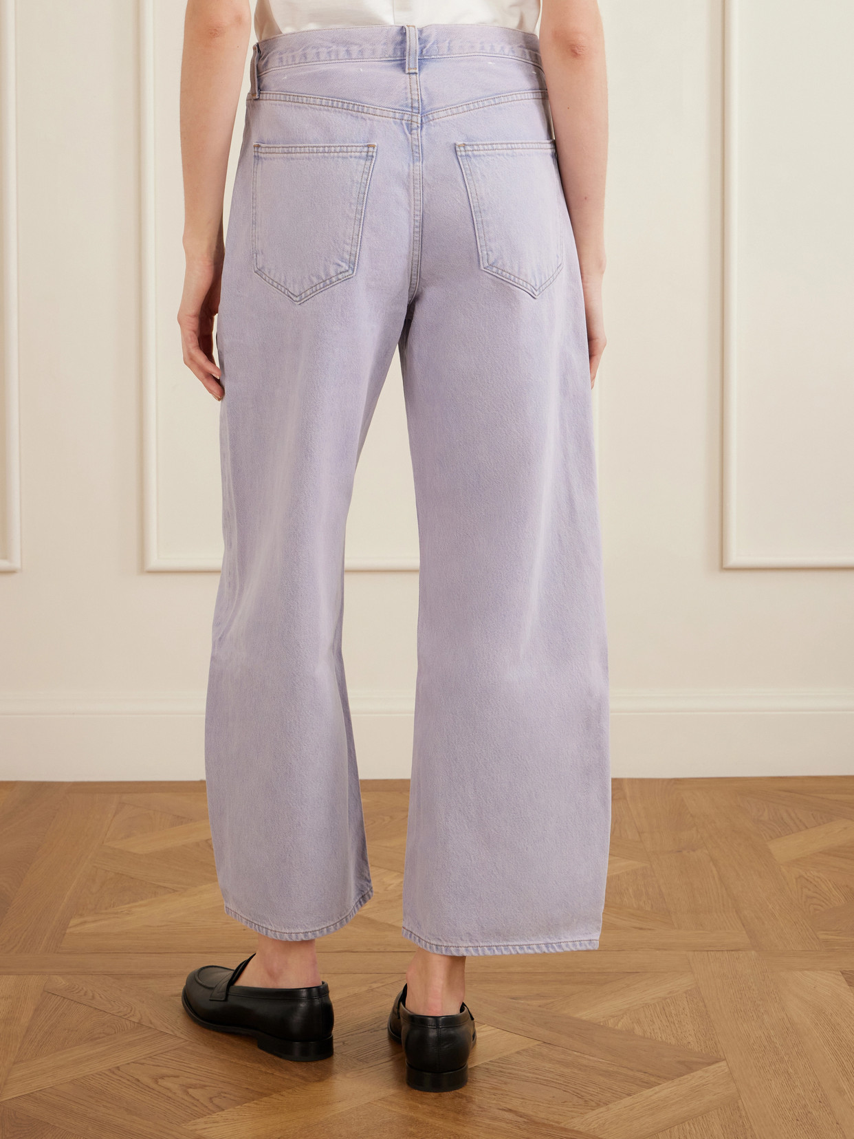 Low Curve Crop High-Rise Wide- Leg