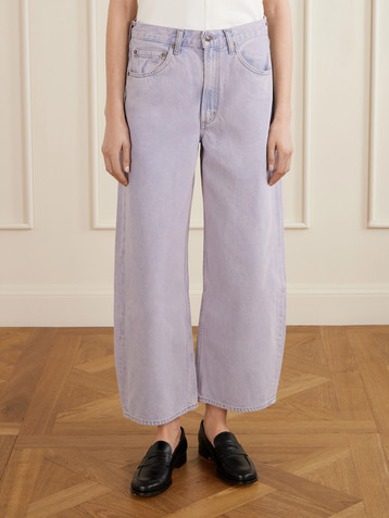 Agolde Low Curve Crop high-rise wide-leg jeans
