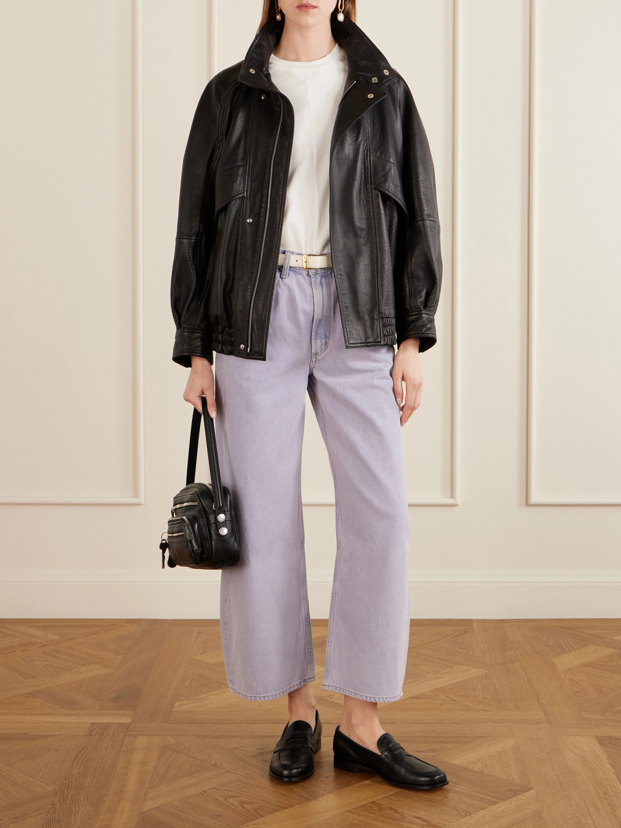Low Curve Crop High-Rise Wide- Leg