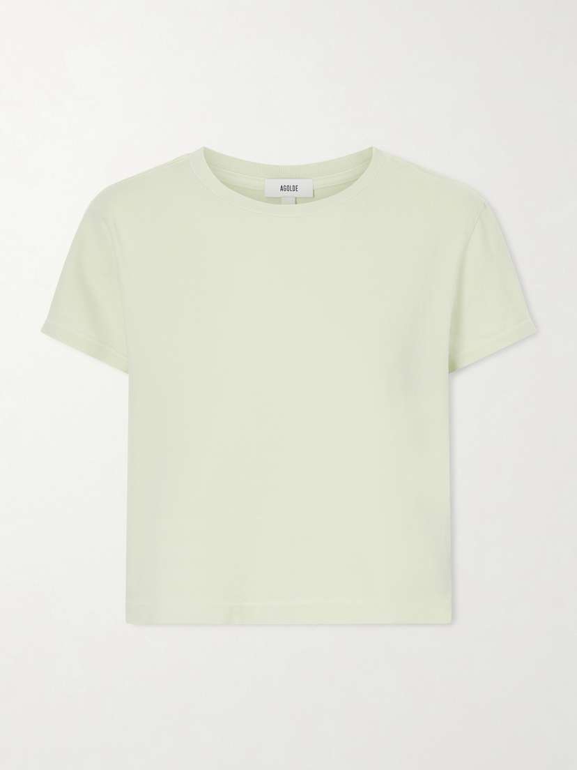 AGOLDE Adine Cotton-jersey T-shirt