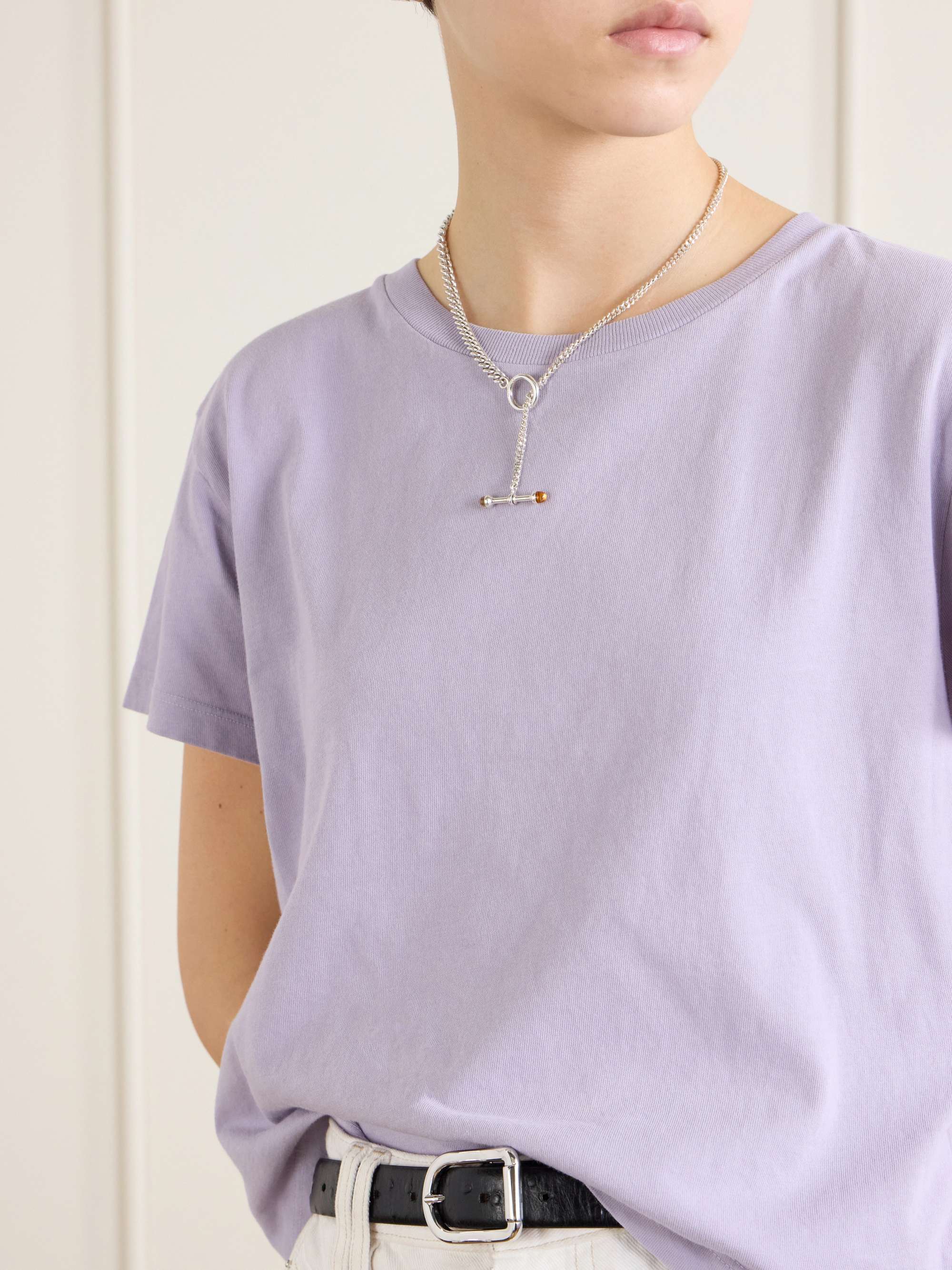 DeuxiemeClasse★AGOLDEエーゴールドイーCROPPEDTシャツ AGOLDE/エーゴルドイー】 CROPPED TEE（Tシャツ／カットソー）｜L