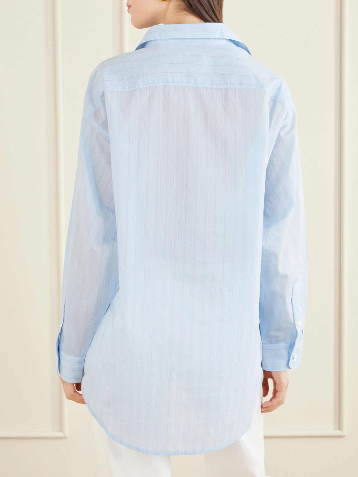 Sona Striped Cotton-Blend Shirt
