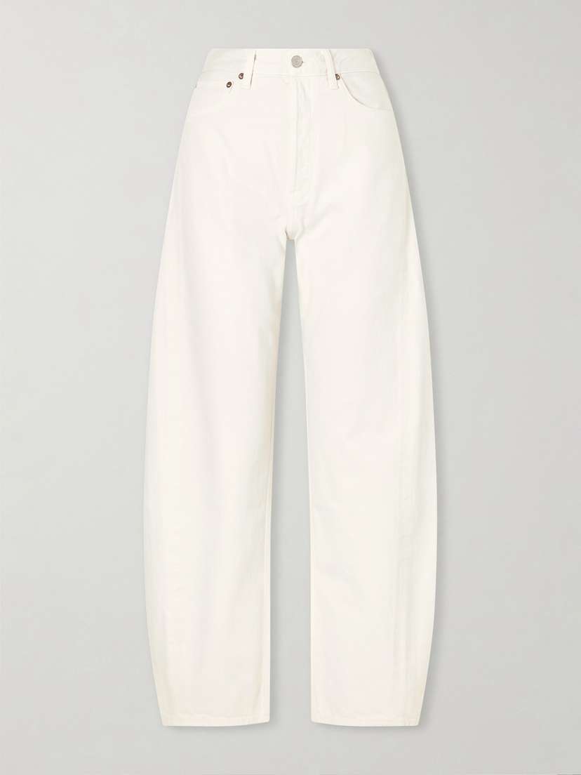 AGOLDE Luna Pieced High-waist Tapered Jeans