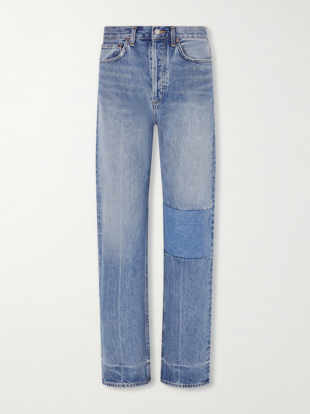 90S Mid-Rise Straight-Leg Jeans