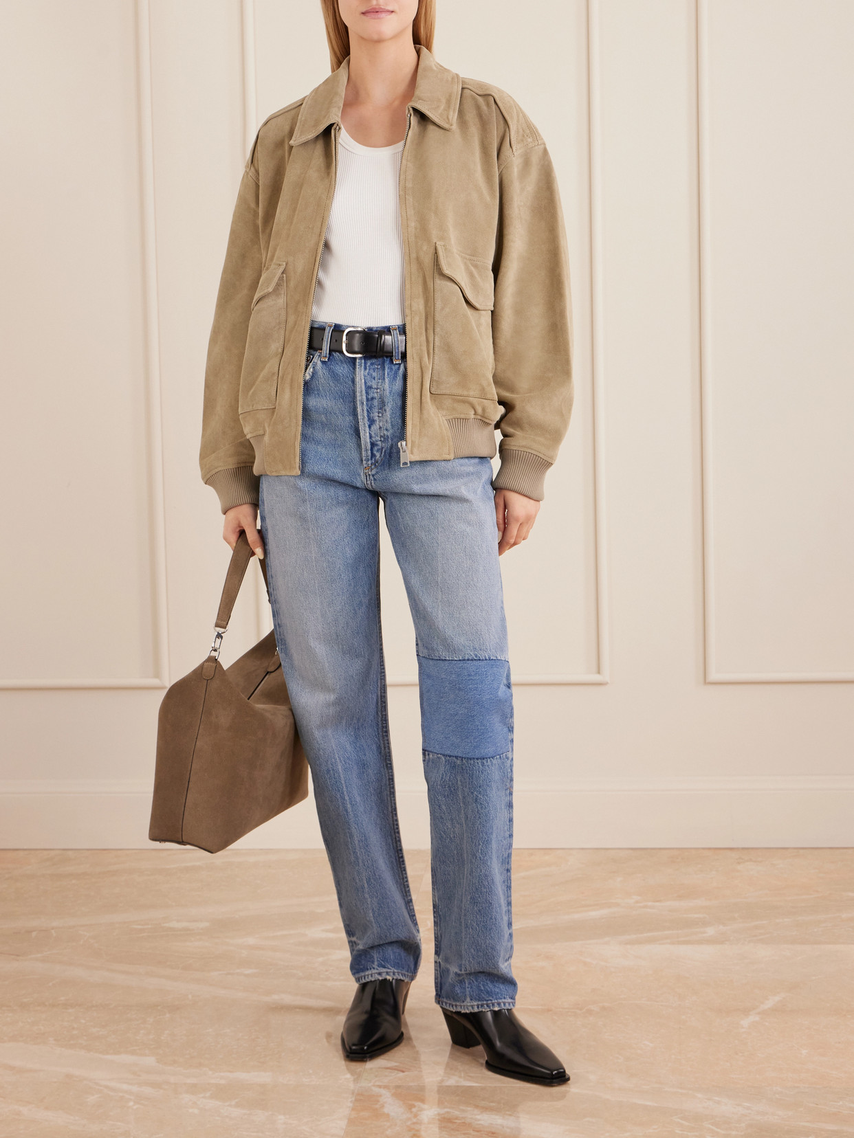 90S Mid-Rise Straight-Leg Jeans