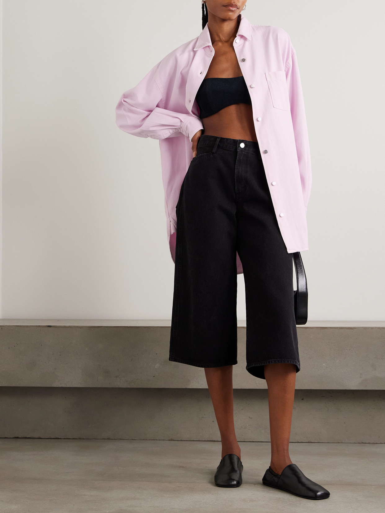 + Maria Mcmanus Oversized Organic Denim Shirt