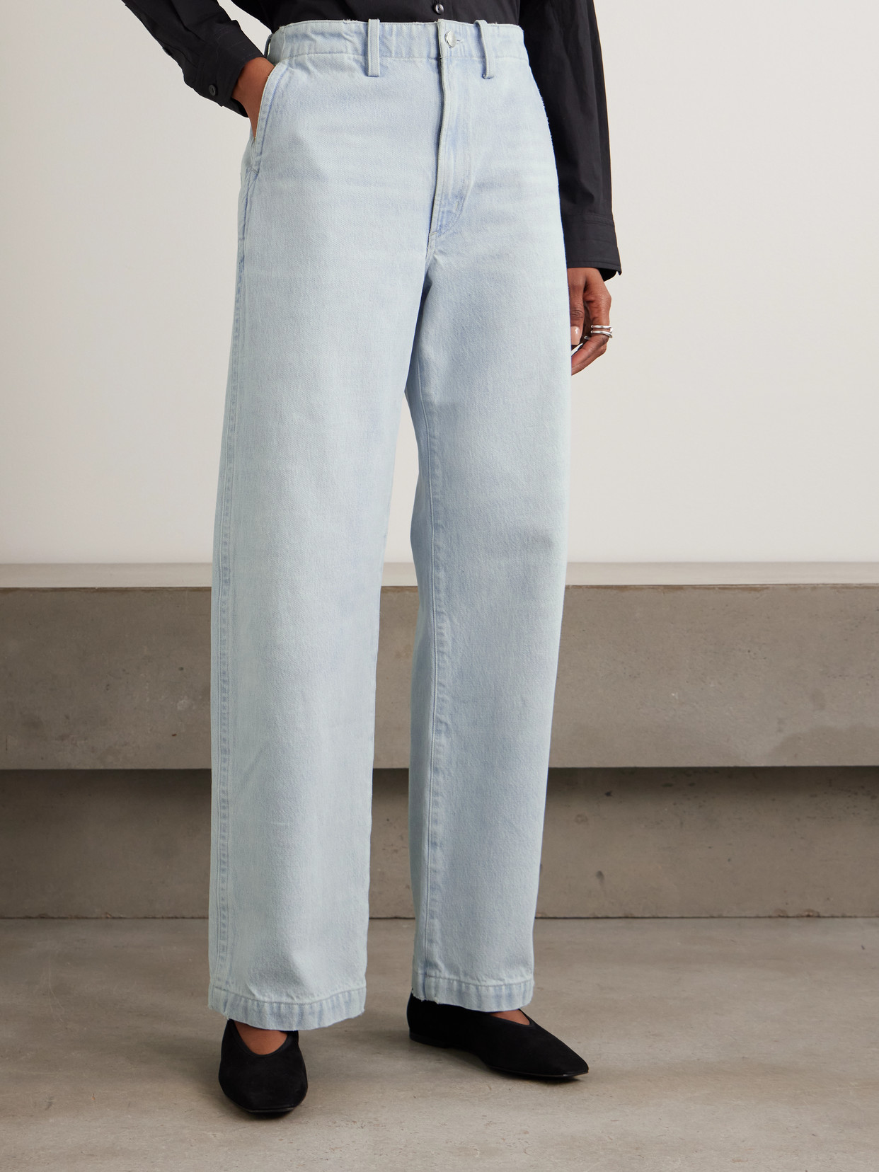 + Maria Mcmanus Mid-Rise Wide- Leg
