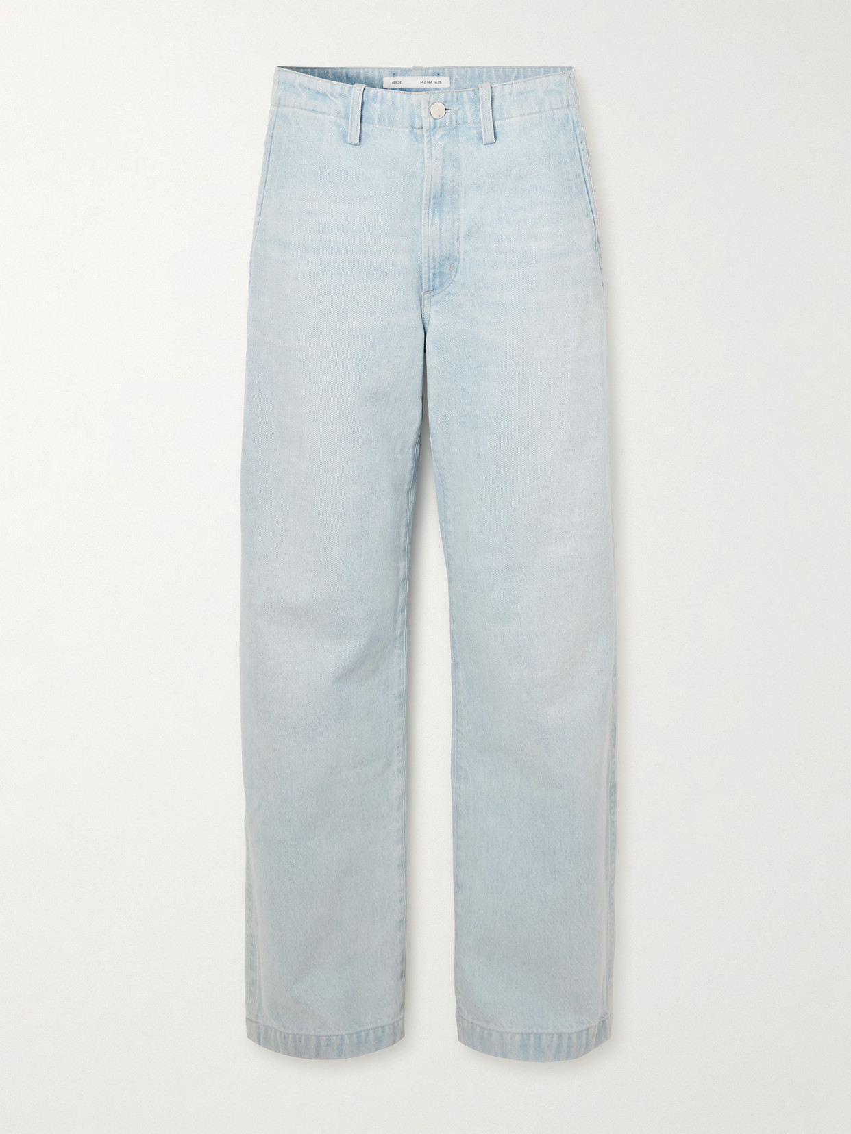 Agolde + Maria Mcmanus Mid-rise Wide-leg Jeans In Blue