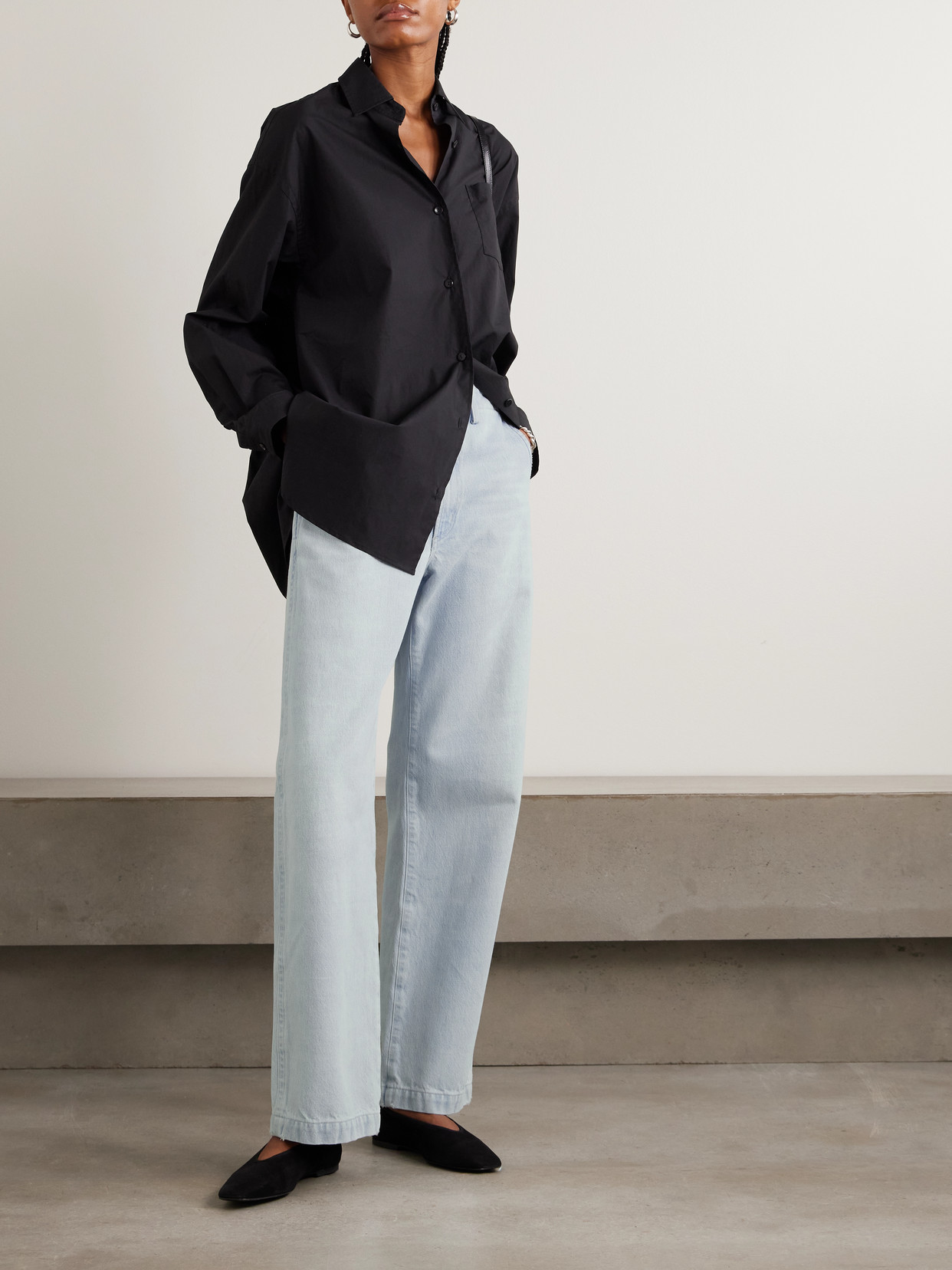 + Maria Mcmanus Mid-Rise Wide- Leg