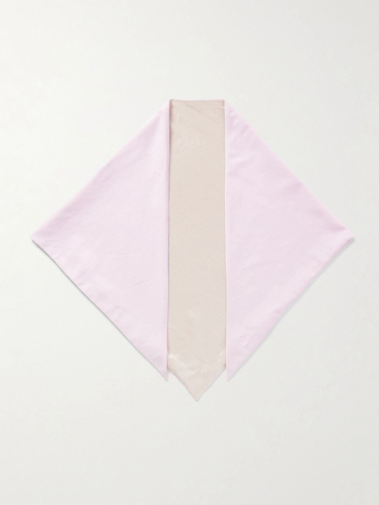 plus maria mcmanus embroidered organic denim scarf