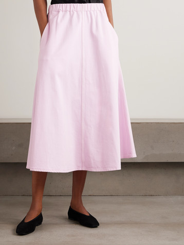 Agolde + Maria McManus organic denim midi skirt