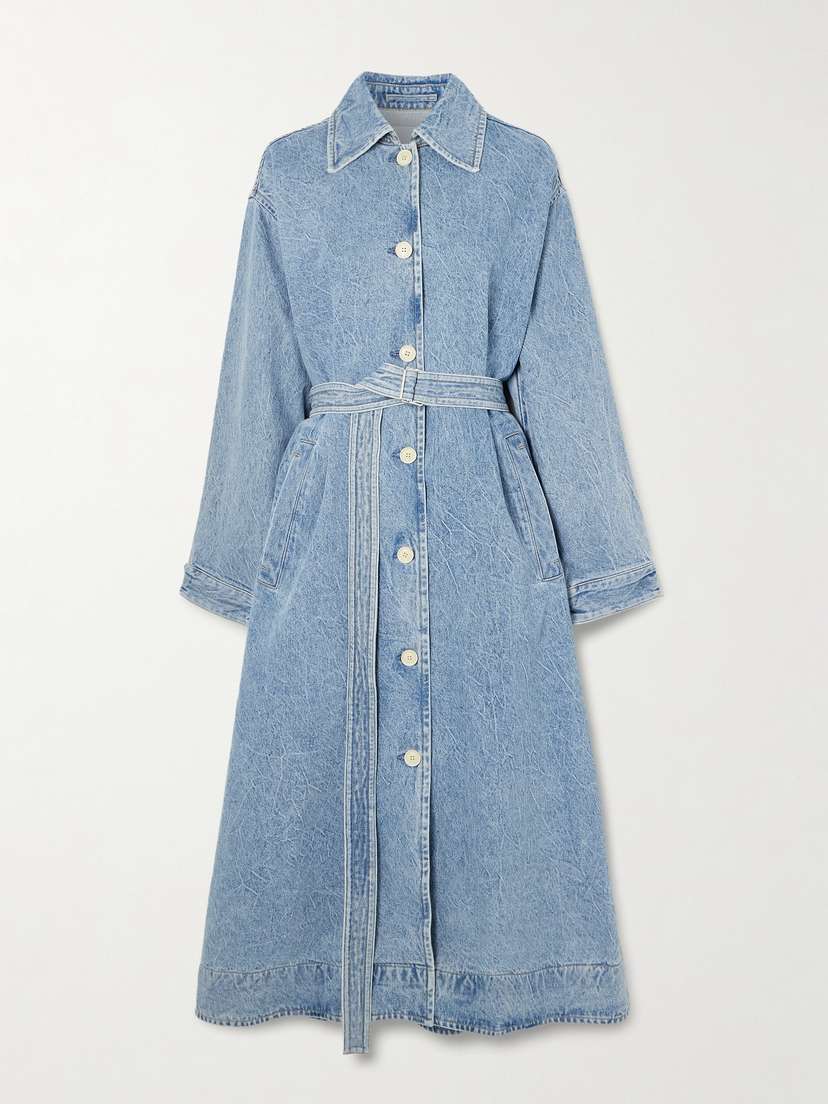 AGOLDE + Maria Mcmanus Oversized Organic And Recycled Denim Trench Coat