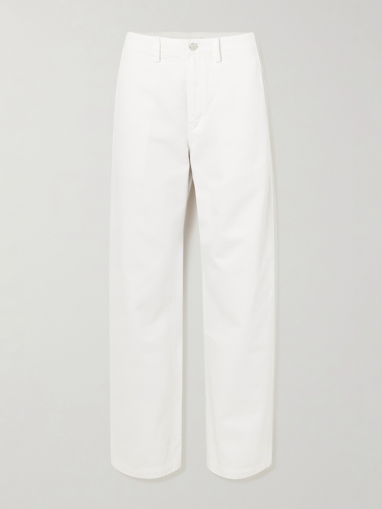 Agolde + Maria Mcmanus Mid-rise Wide-leg Jeans In White
